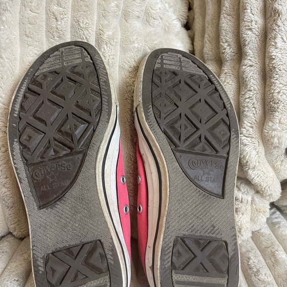 Converse Pink and White Athletic Shoes - Picture 6 of 8